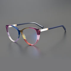 Steam Acetate Cat Eye Glasses Frame