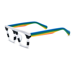 Nic Unisex Rectangle Acetate Glasses Frame