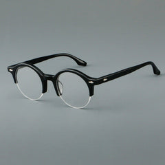 Gace Round Acetate Glasses Frame