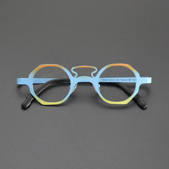 Rich Retro Titanium Optical Glasses Frame