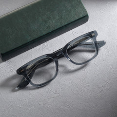 Fane Retro Rectangle Acetate Glasses Frame