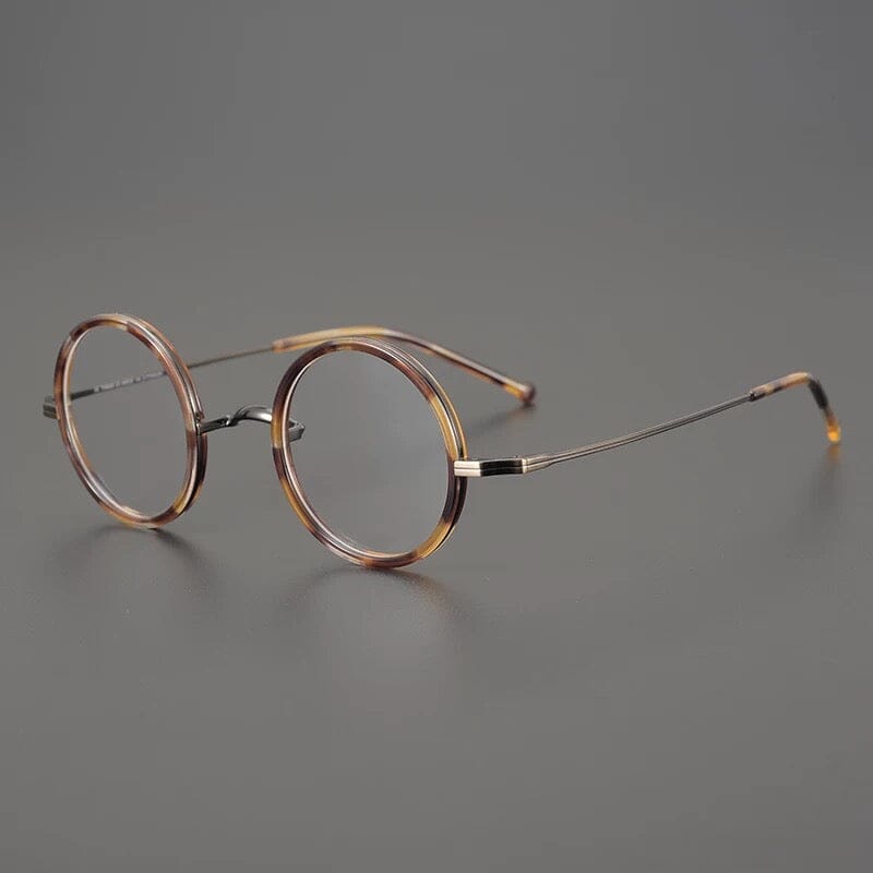 Bowen Vintage Round Glasses Frame Round Frames Southood Yellow Stripe 