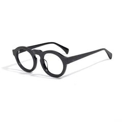 Clark Vintage Acetate Glasses Frame Round Frames Southood Black 