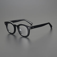 Fedor Acetate Vintage Glasses Frame Rectangle Frames Southood Black 