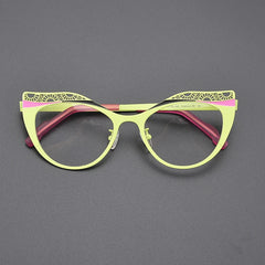 Mairia Titanium Cat Eye Glasses Frame