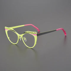 Mairia Titanium Cat Eye Glasses Frame