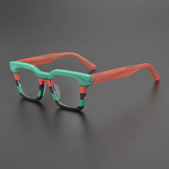 Nils Retro Rectangle Glasses Frame