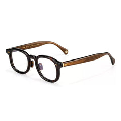 Joannes Vintage Acetate Eyeglasses Frame Rectangle Frames Southood Leopard 