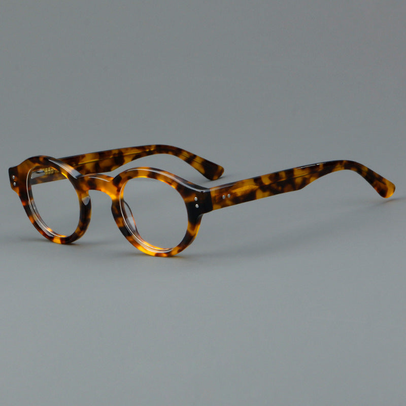 Jade Retro Round Acetate Optical Frame Fomolooo