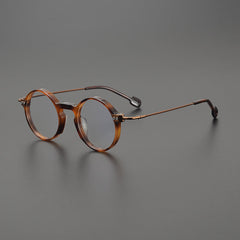 Kai Retro Round Acetate Glasses Frame