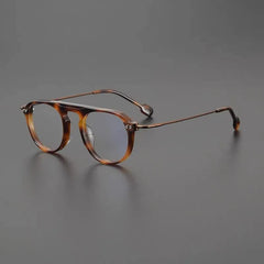 Mac Retro Aviator Acetate Glasses Frame Aviator Frames Southood Leopard 