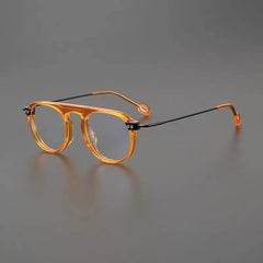 Mac Retro Aviator Acetate Glasses Frame Aviator Frames Southood Orange 