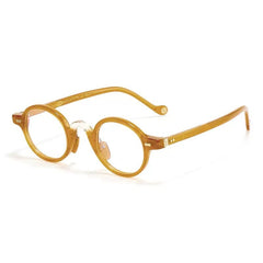 Marvin Vintage Acetate Eyeglasses Frame Round Frames Southood Amber 