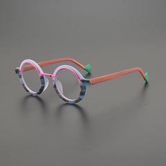 Dustin Retro Round Acetate Glasses Frame