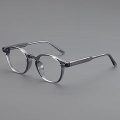 Ons Vintage TR90 Eyeglasses Frame Round Frames Southood Clear Gray 