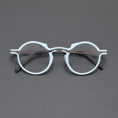 Page Titanium Irregular Round Glasses Frame Round Frames Southood 