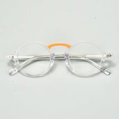 Jax Plate Round Acetate Glasses Frame