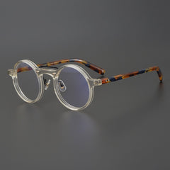 Van Vintage Round Acetate Optical Glasses Frame