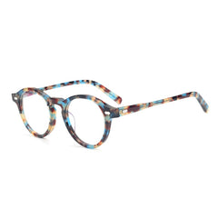 Hiram Retro Round Acetate Glasses Frame