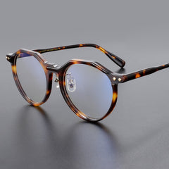 Saith Vintage Round Acetate Glasses Frame