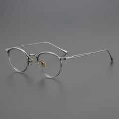 Daran Titanium Round Glasses Frames