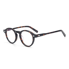 Hiram Retro Round Acetate Glasses Frame