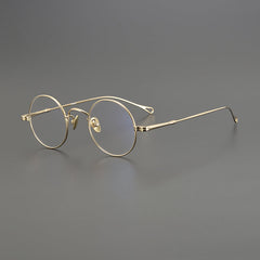 Penn Retro Round Titanium Glasses Frame