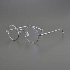 Penn Retro Round Titanium Glasses Frame