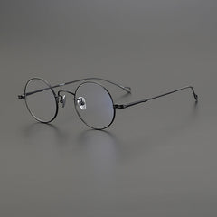 Penn Retro Round Titanium Glasses Frame