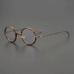 Namiyo Vintage Titanium Round Eyeglasses Frame