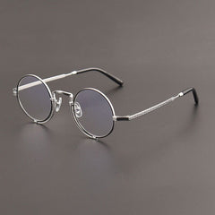 Odam Retro Round Titanium Glasses Frame