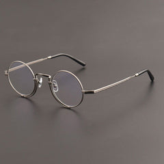 Odam Retro Round Titanium Glasses Frame