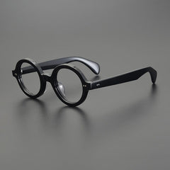 July Round Acetate Glasses Frame Round Frames Southood Black 