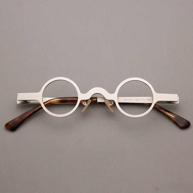 Marc Retro Small Round Glasses Frame Fomolooo