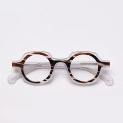 Lou Retro Acetate Round Glasses Frame